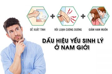 Cảnh báo 6+ Dấu hiệu yếu sinh lý ở nam giới